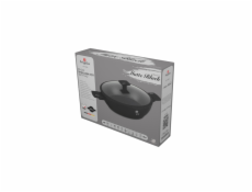 Pánev s titanovým povrchem a poklicí 30 cm Matte Black Collection BH-8186