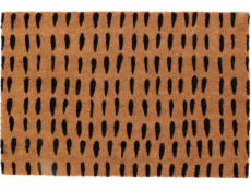 Home Styling Collection Vzorovaná rohožka z kokosového vlákna, 59 x 39 cm