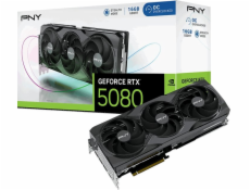 PNY Grafická karta GeForce RTX5080 OC 3F 16GB 256bit 960GB/s
