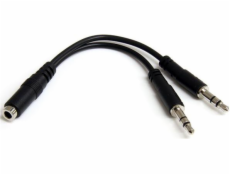 STARTECH Headset Splitter 4 Pin to 2x 3 Position, STARTECH Headset Splitter 4 Pin to 2x 3 Position - MUYHSFMM