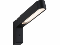 Paulmann Nástěnná lampa ITO, vertikální nástěnná lampa, IP44, 7W, 3000K, PIR senzor + soumrak, antracitová barva