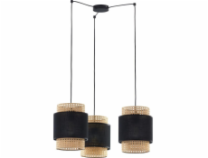 NoName Tk Lighting Boho 6549 závěsná lampa 3x15W E27 černá / béžová