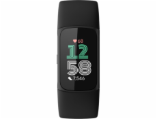 Google Chytrý náramek Charge 6, obsidiánový řemínek / černé hliníkové pouzdro
