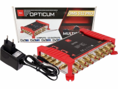 Opticum Multiswitch 5/12 Opticum OMS 512 PRO + napájecí zdroj
