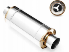 RM Motors Sports tlumič výfuku s přímým průchodem 70 mm 500 mm RM