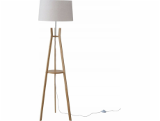 Boltze Stojací lampa Stojací lampa AVAL do obývacího pokoje, stínidlo z materiálu podobného lnu, 153 cm