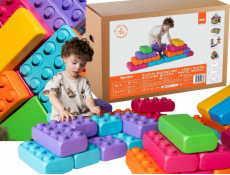 Marioinex Marioinex Polské STAVEBNÍ CIHLY 33 kusů, PASTEL