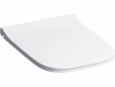Geberit WC sedátko WC sedátko Geberit Smyle Square, montáž nahoře, tlumené dovírání, s viditelným sedátkem, štíhlý design [20]