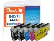 Peach Kompatibilní s Peach, kazeta Brother LC-427XL MultiPack Plus