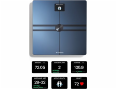 Withings Body Comp - váha s analýzou tělesné hmotnosti a měřením tepové frekvence. Zdravotnický prostředek (černý)