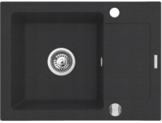 Pyramis Pyramis NEXT dřez 62x44 1B1D černý 070165701