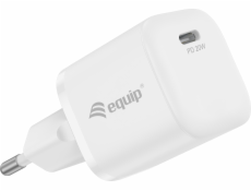 Conceptronic Equip Ladegerät nabíječka 1Port 20W, 1xUSB-C PD 25Stk./Back weiß