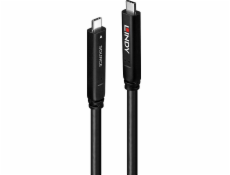 Lindy USB kabel LINDY 15m hybridní kabel USB 3.2 Gen 2 a DP 1.4 typu C