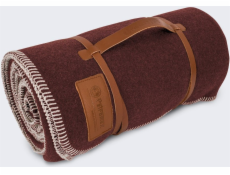 Petromax Deka z ovčí vlny 150 x 200 cm tmavě červená