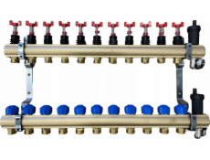 Kisan KRPTp - Rozdělovač 1 pro plošné a radiátorové vytápění s 3/4 vývodem, standard Eurokonus KRPTp 11 [1]