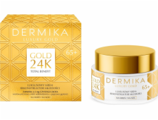 Dermika Luxury Gold 24K Total Benefit Luxusní regenerační krém pro mladší pleť 65+ pro den i noc 50ml