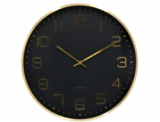 Karlsson Nástěnné hodiny ELEGANCE GLOW, O 40 cm