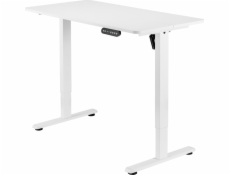 Mozos Desk Mozos ED PRO WH Desk White 120 cm x 60 cm + Rohová stojací lampa LC-RGB LED černá