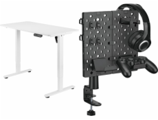 Mozos Desk Mozos Desk ED PRO WH bílý 120 cm x 60 cm + OA1 perforovaná deska
