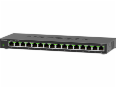 NETGEAR GS316v3 - Přepínač - nespravovaný - 16 x 10/100/1000 - Stolní počítač, montážní lišta