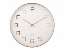 Karlsson Nástěnné hodiny ELEGANCE GLOW, O 40 cm
