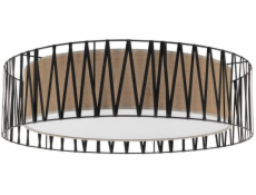 TK Lighting Stropní svítidlo Harmony 4556 4x15W E27 černá/juta