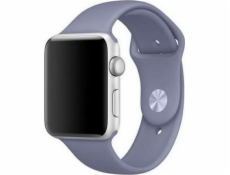 Remienok Mercury Silicon Apple Watch 44mm levanduľa/levanduľa