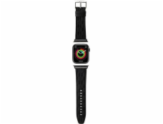 Karl Lagerfeld Karl Lagerfeld Řemínek KLAWMSAKLHPK Apple Watch 38/40/41 mm černý řemínek Saffiano Monogram