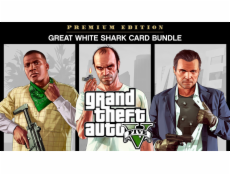 Rockstar Games Grand Theft Auto V: Premium Online Edition a balíček karet Great White Shark Xbox One, digitální verze