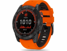 Tech-Protect Řemínek pro GARMIN FENIX 3 / 5X / 3HR / 5X PLUS / 6X / 6X PRO / 7X Tech-Protect IconBand oranžovo-černý
