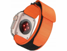 ForCell Nylonový řemínek FORCELL F-DESIGN FA05 pro APPLE Watch 42 / 44 / 45 / 49 mm oranžový