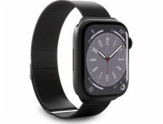 Magnetický pásek Puro Puro Milanese – řemínek z nerezové oceli pro Apple Watch 42/44/45/49 mm (černý) Magnetický pásek Puro Puro Milanese – řemínek z nerezové oceli pro Apple Watch 42/44/45/49 mm (černý)
