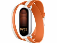 Xiaomi Xiaomi Dvoubarevný kožený řemínek | 140–180 mm | Bílá a oranžová | Telecí kůže, PU (uvnitř)