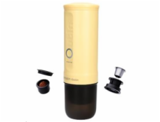 BUYDEEM Přenosné espresso  Outin Nano - jemně žlutá, 80 ml, 20 bar, 92°C ohřátí vody, mletá káva nebo kapsle 