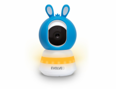 EVOLVEO Baby Monitor LUX- Chytrá 360° videochůvička s nočním viděním, detekcí pláče a pohybu, modrá