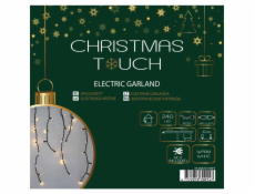CHRISTMAS_TO girlanda Chr. Touch 240LED, 6,2 m, teplá bílá bez transformátoru.
