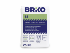 BRIKO Lepidlo na dlaždice B3 Plus, 25 kg