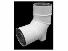 Alkotest 60/100 TURBO(NV) DVOJSTĚNNÉ KOLENO BÍLÉ 90 SE STOJANEM// RSK.SX-TDNV60/100K90PB