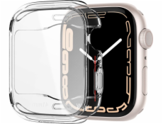 Spigen kryt Ultra Hybrid pro Apple Watch 7/8/9 41mm - Crystal Clear