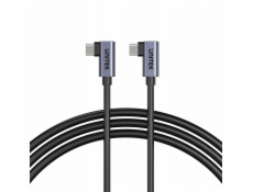 UNITEK C14147ABK01-0.5M - USB C 90°/90° PD 100W M/M 1M