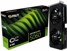 Palit Grafická karta GeForce RTX 5060 DUAL OC 8GB GDDR7 128bit 3DP/HDMI