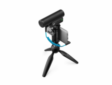 Sennheiser MKE 400 Mobile Kit - kondenzátorový, superkardioidní mikrofon s nízkofrekvenčním filtrem se stativem Manfrotto