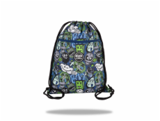 Sportovní taška COOLPACK MONSTER TEAM, černá/vícebarevná