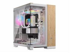 Corsair CC-9011284-WW počítačová skříň Midi Tower Bamboo, Bílá