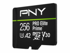 PNY Paměťová karta Elite Prime 256GB microSDXC + SD adaptér