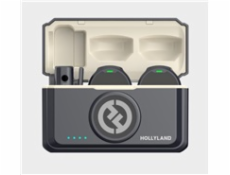 Hollyland Lark M2 Combo - Wireless Lavalier Microphone (Duo,ShineCharcoal)