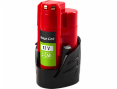 Green Cell Baterie pro Milwaukee M12 12V 3Ah, náhrada za M12 B3 4932451388