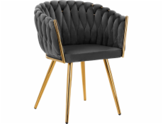 Activeshop Židle 4Rico QS-GW06G sametově šedá