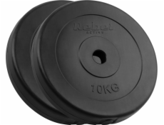 Rebel Sada bitumenových závaží 2x10kg, otvor 31mm, klasická deska, REBEL ACTIVE