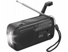 LogiLink Rádio Logilink Dynamo-Handkurbel-Radio m.Solarpanel&Taschenlampe (SP0061)